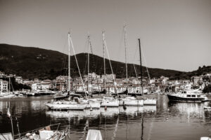 Porto Ercole, molo 2 b_n.